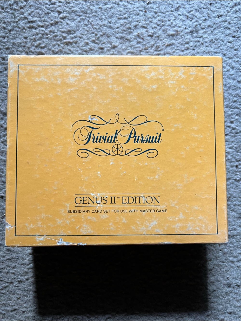 Trivial Pursuit Genus II Edition - Yellow Game Box